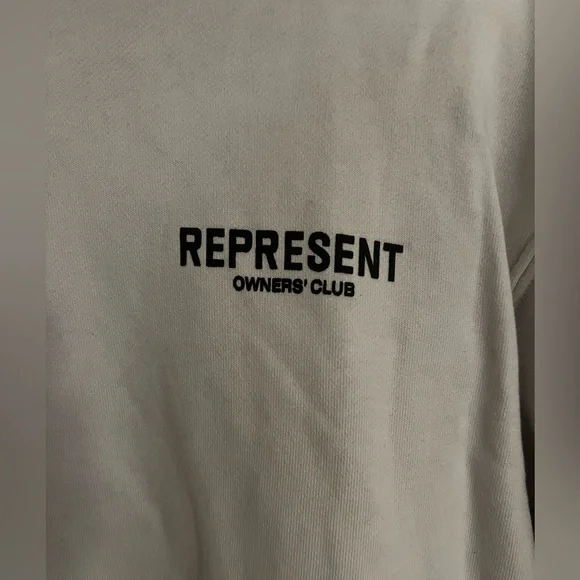 Represent White Hoodie SIZE M - Picture 2 of 5